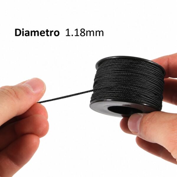 MICRO CORD BLACK - Rollo 38 mts - Imagen 2