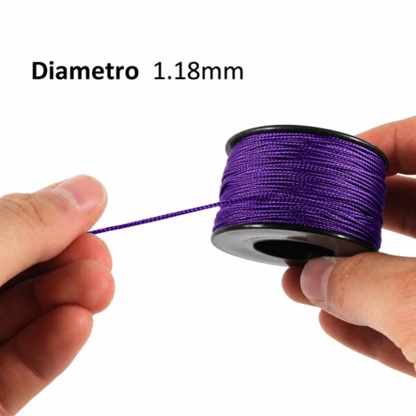 MICROCORD PURPLE - rollo 38 mts - Imagen 2