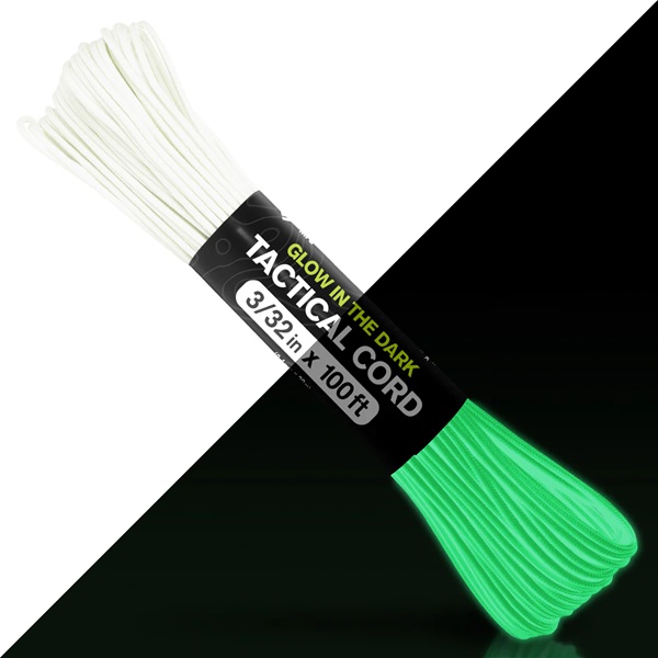 PARACORD 275 - GLOW IN THE DARK BLANCO