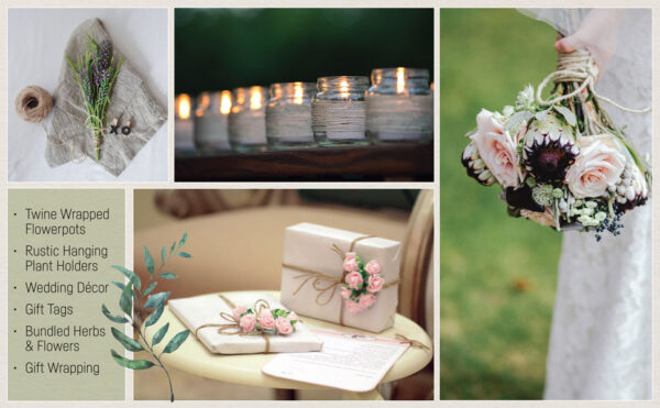 HEMP CORD - Multi medidas  color Negro (Paquete de 4 medidas) - Imagen 6