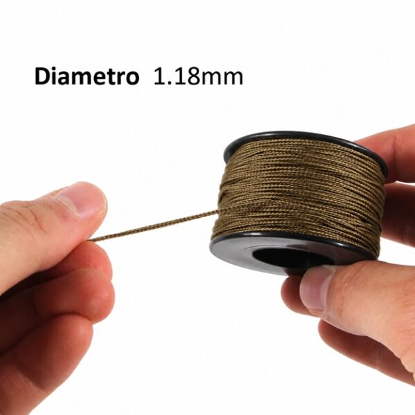MICROCORD COYOTE BROWN - rollo 38 mts - Imagen 2