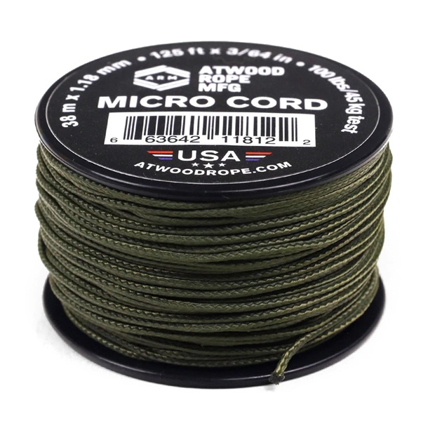 MICROCORD GREEN OLIVE - rollo 38 mts