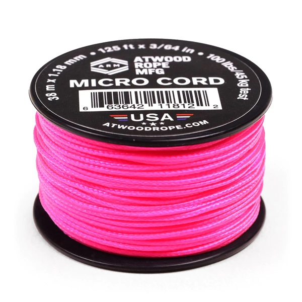 MICROCORD NEON PINK - rollo 38 mts