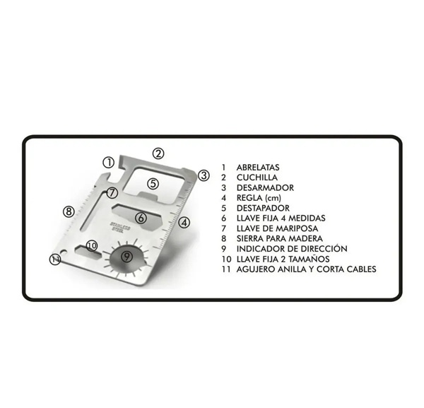 TARJETA MULTI HERRAMIENTA - Imagen 7